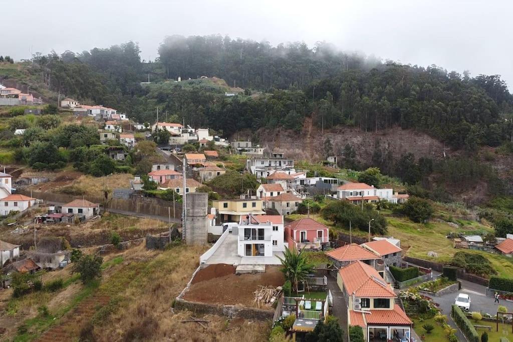 Brand New Private Modern Apartment With Patio And Sea View Calheta  Bagian luar foto