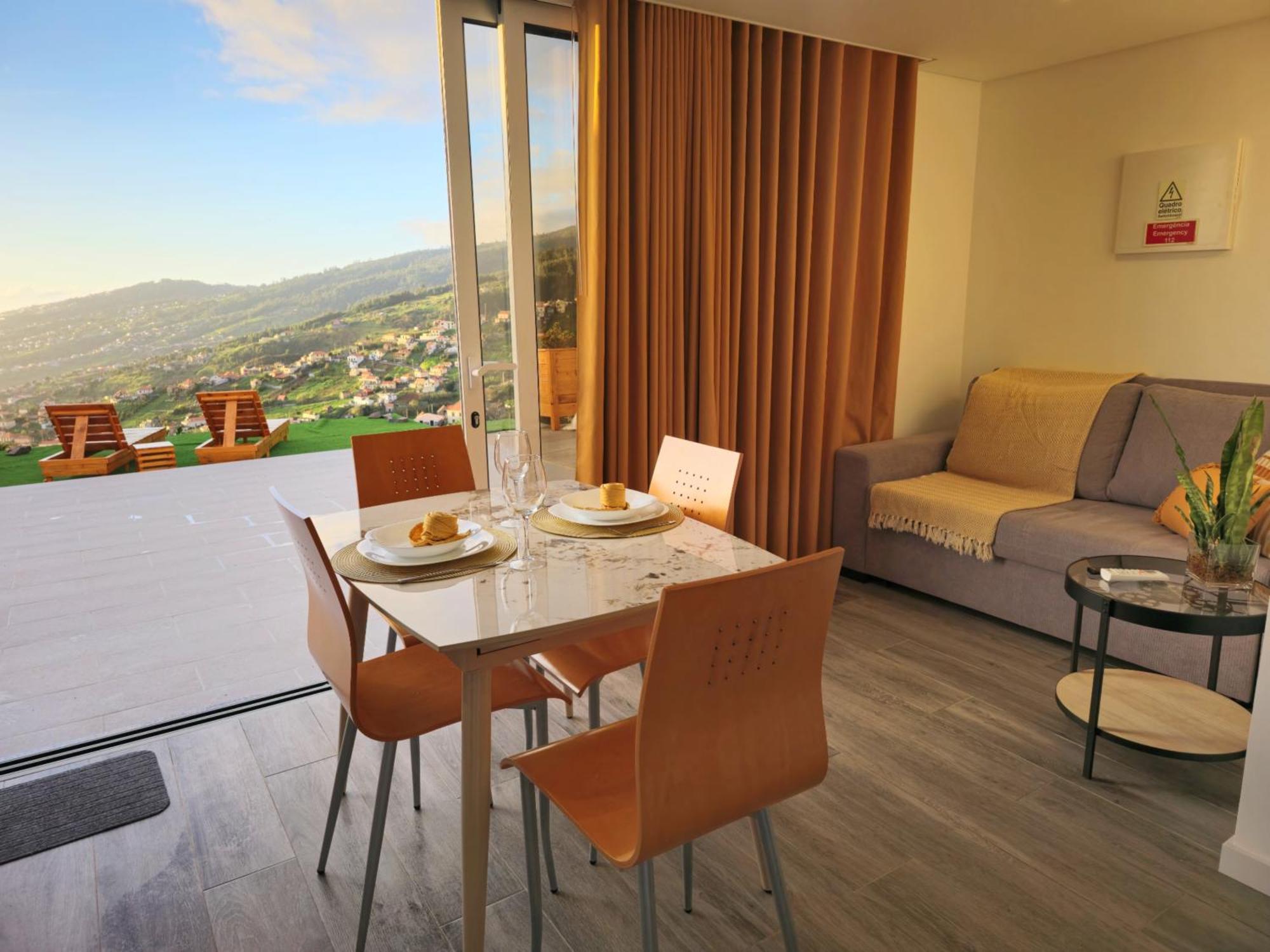 Brand New Private Modern Apartment With Patio And Sea View Calheta  Bagian luar foto